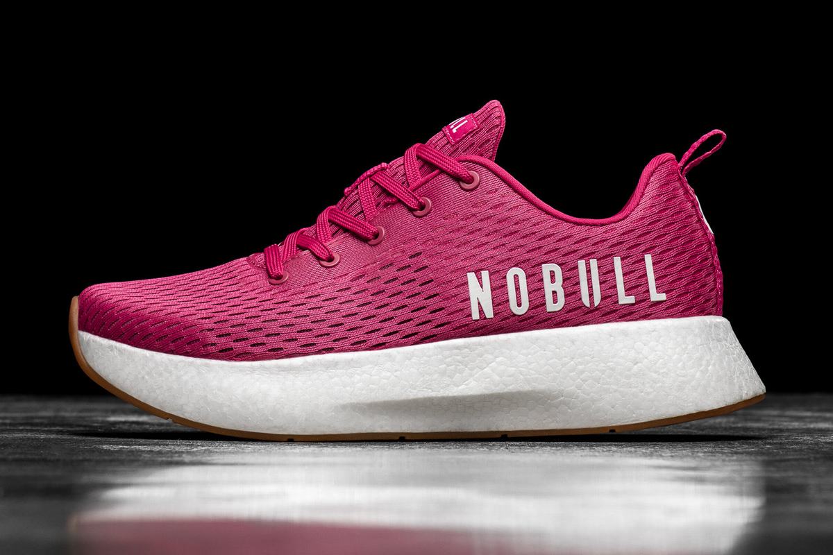 Nobull Runner+ Women\'s Running Shoes White | Australia (NO9837)